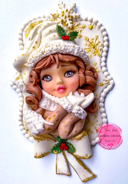 Christmas Sugar Doll Plaque (Fri, 10am-2pm) - SoFlo Cake & Candy Expo
